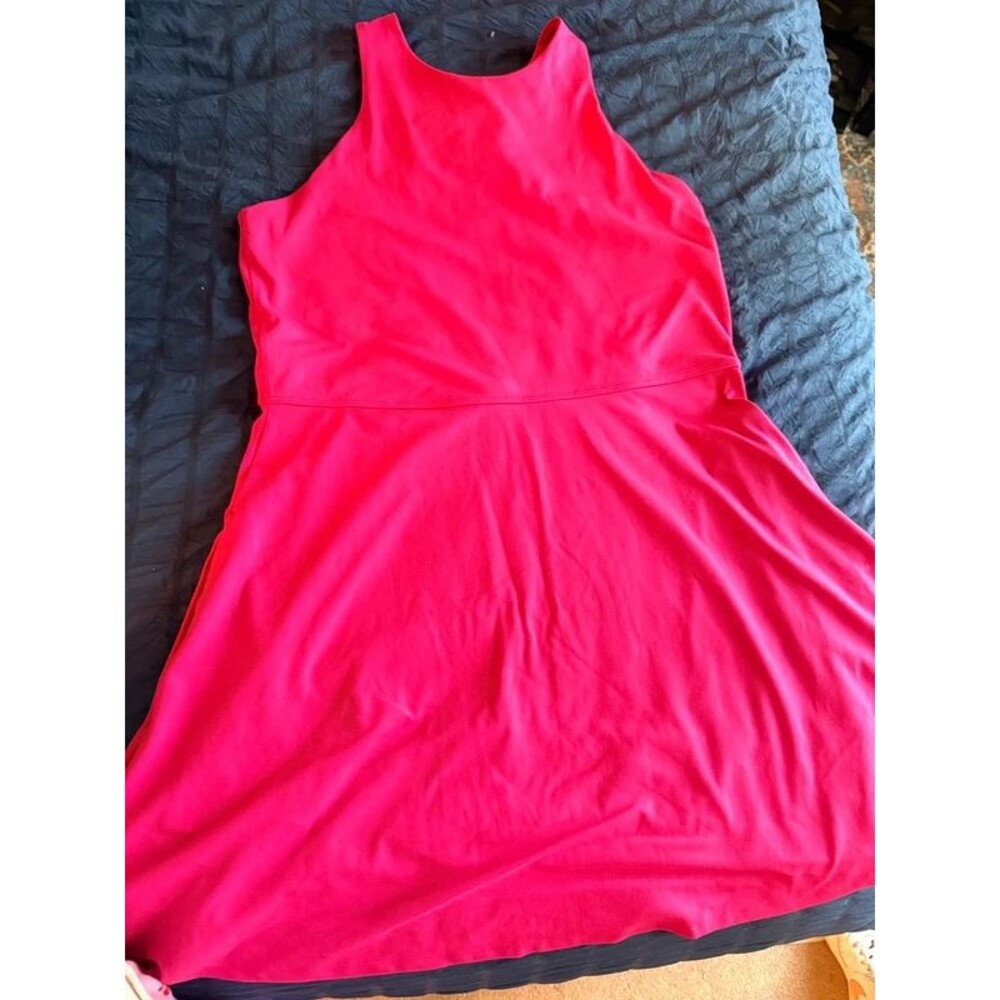 Athleta Hot Pink pocket dress